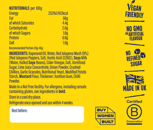 PUNCHY JALAPENO MAYO | VEGAN 160g