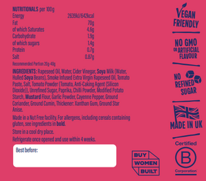 SMOKED HARISSA MAYO | VEGAN 160g