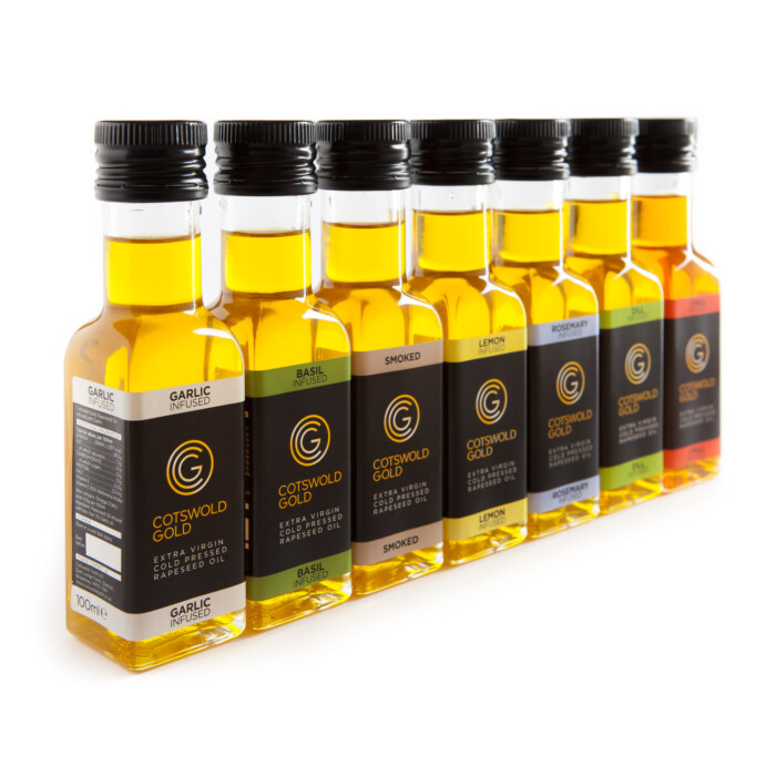Cotswold Gold rapeseed oil infusion range